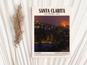Santa Clarita Vintage Wall Art, California, USA