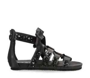 SCORPIONS 3281 SANDAL W LEATHER BLACK