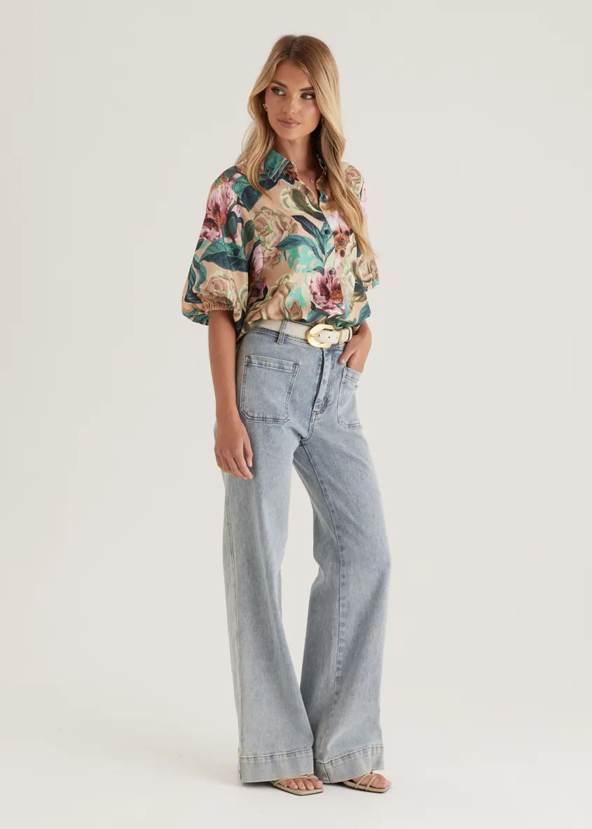 Selah Shirt - Mocha