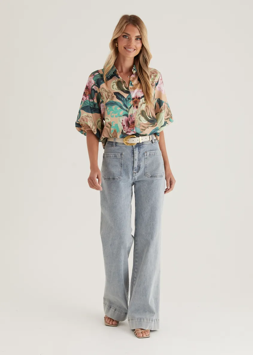 Selah Shirt - Mocha