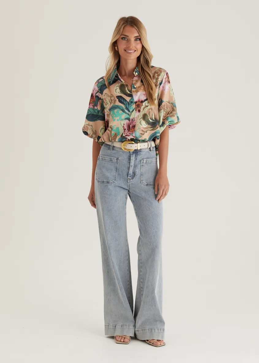 Selah Shirt - Mocha
