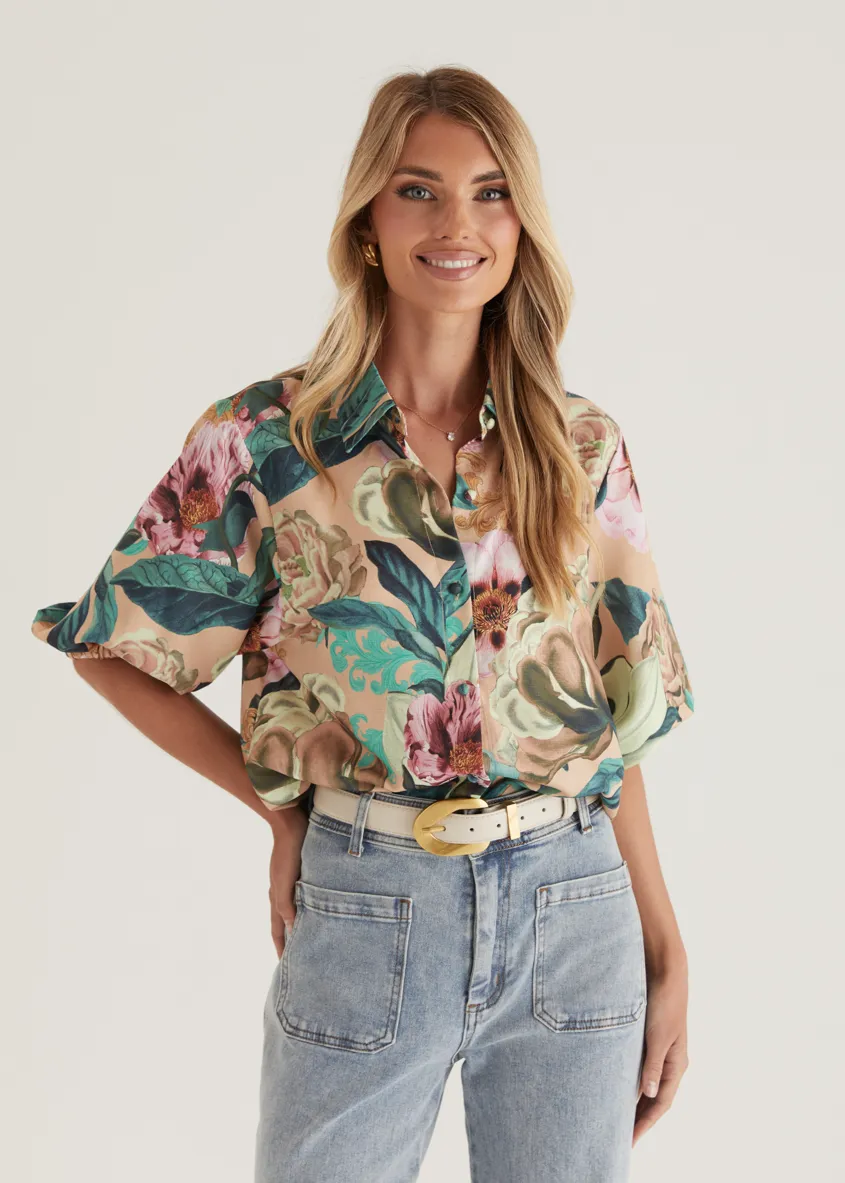 Selah Shirt - Mocha