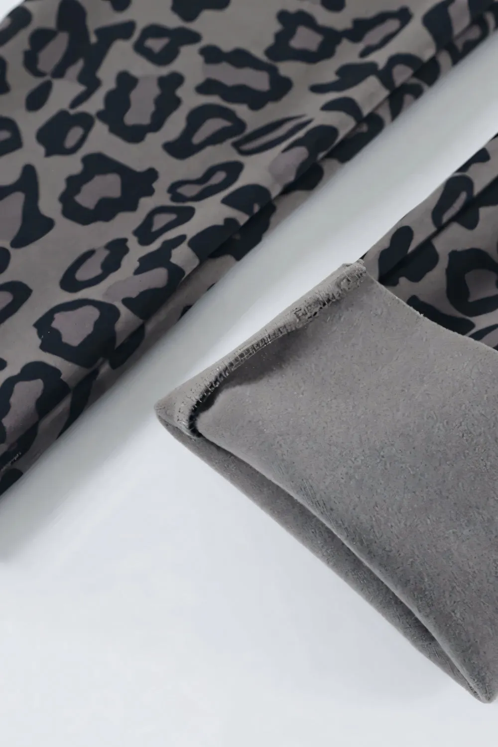 Sharkskin Leopard Luxe Leggings