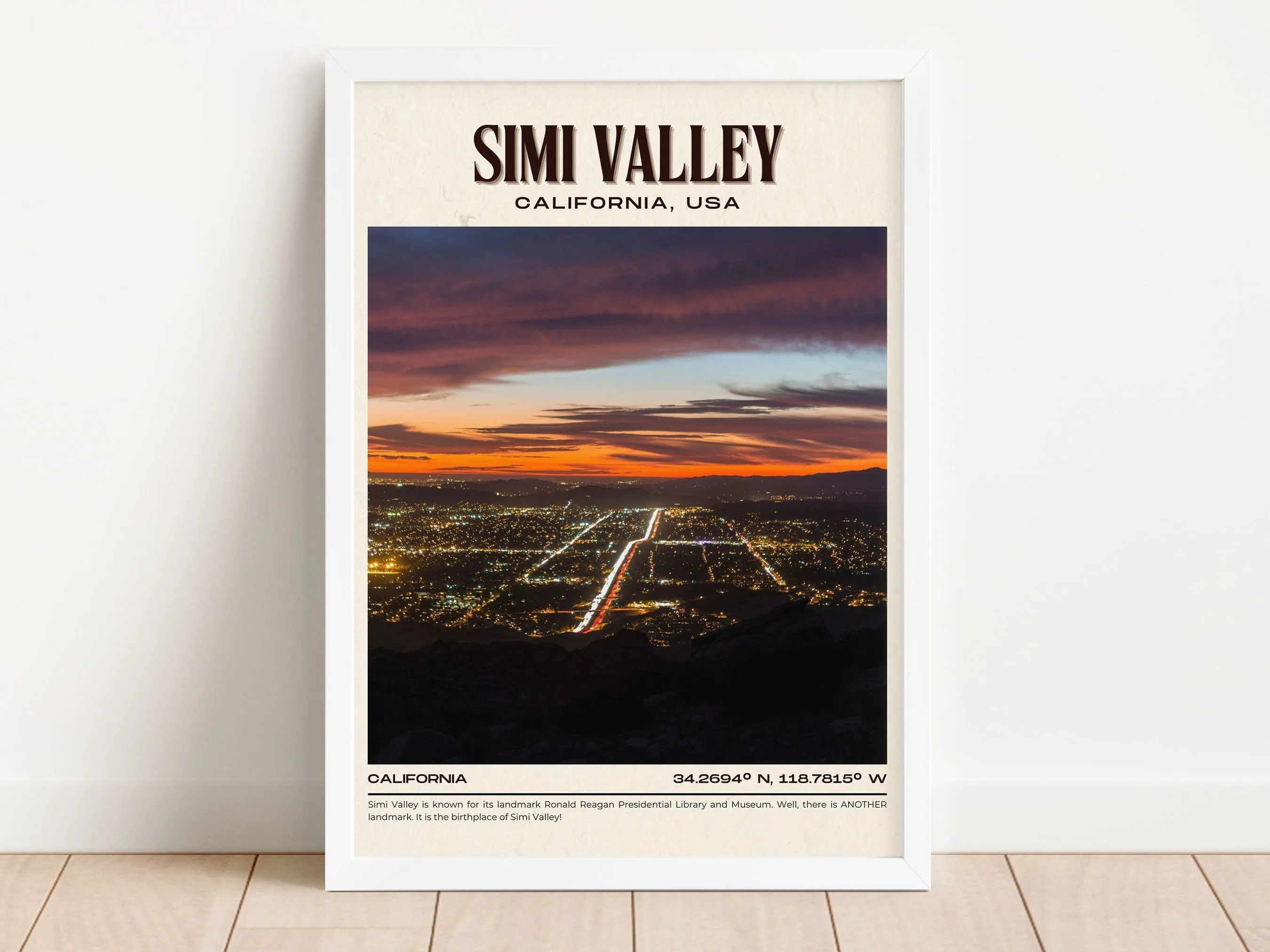 Simi Valley Vintage Wall Art, California, USA