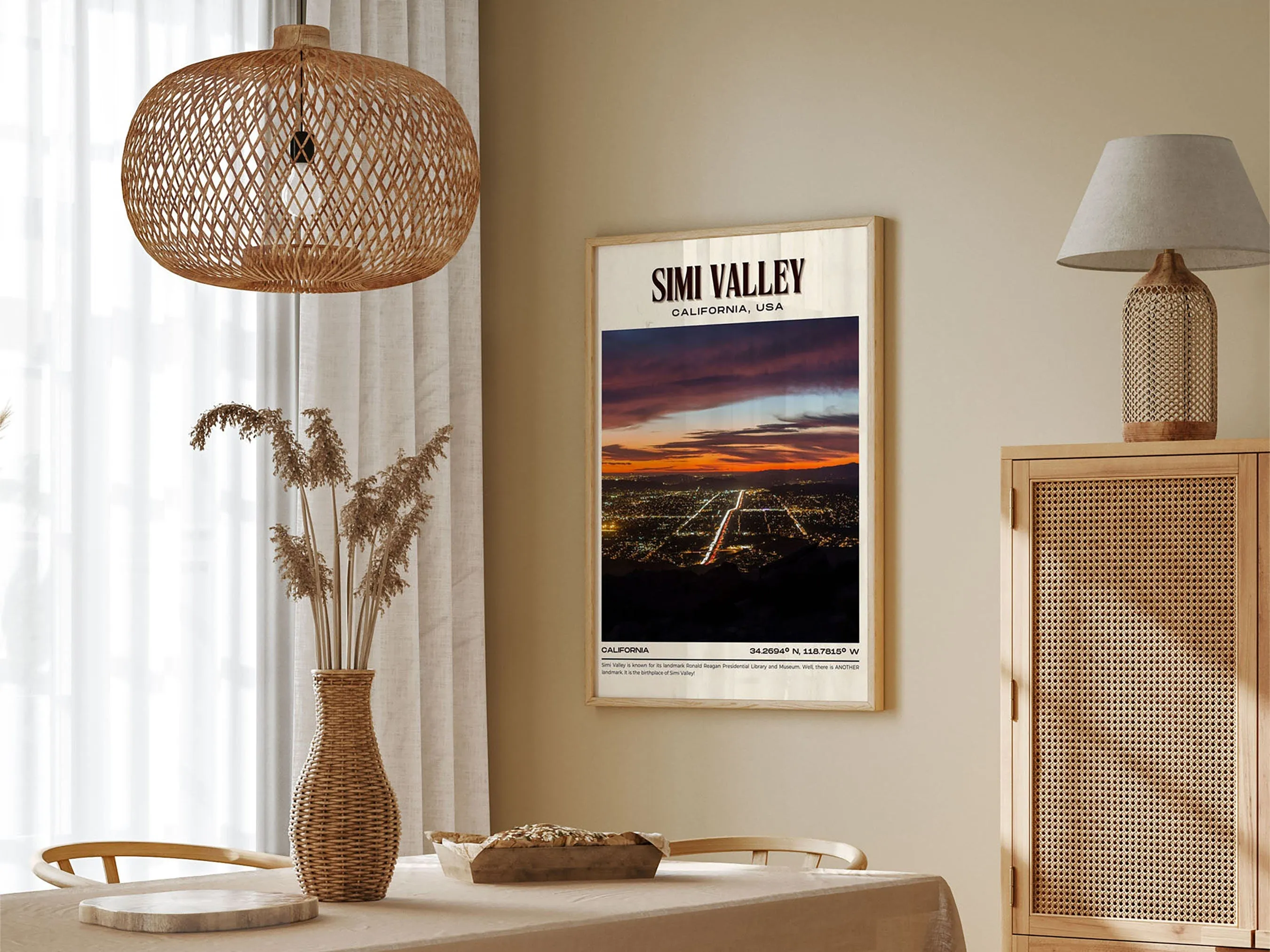 Simi Valley Vintage Wall Art, California, USA