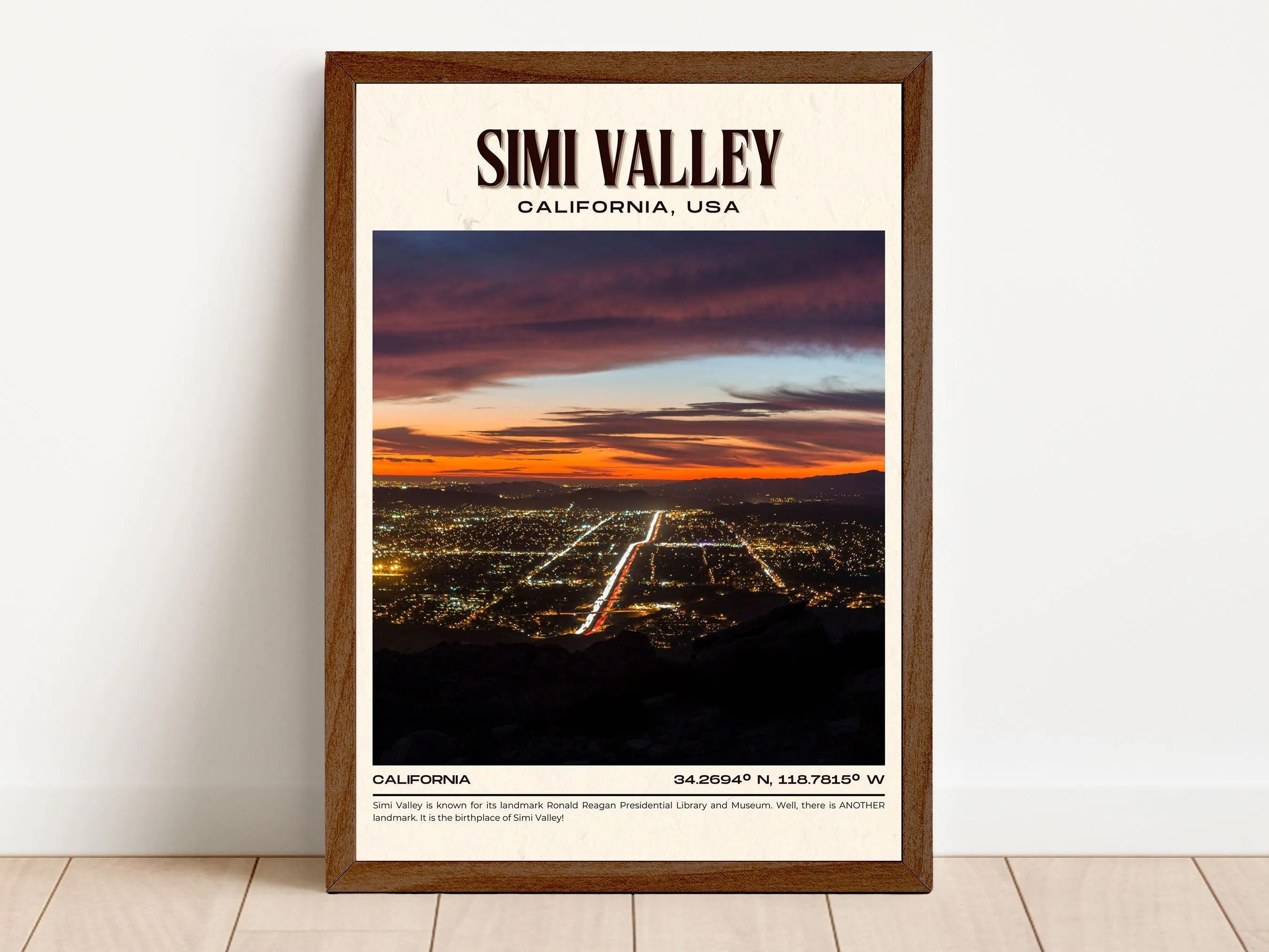 Simi Valley Vintage Wall Art, California, USA