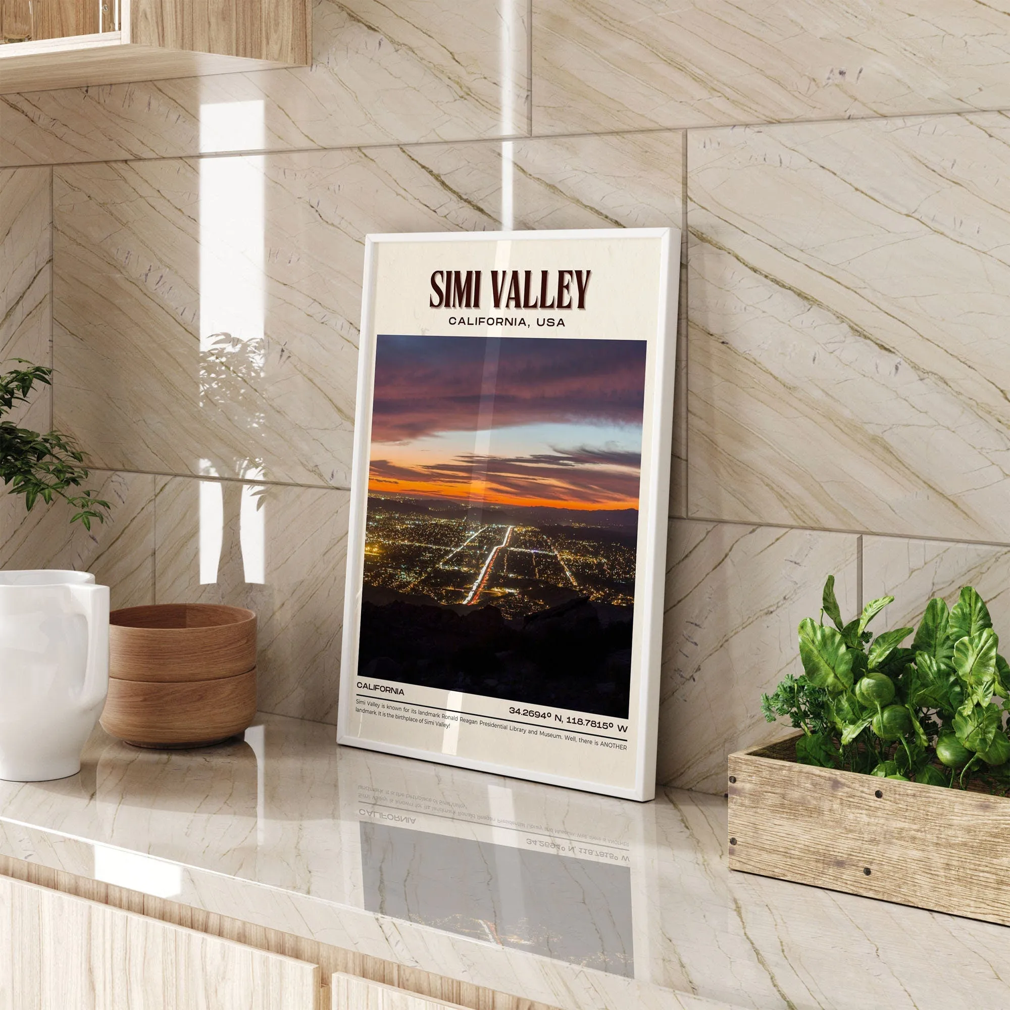 Simi Valley Vintage Wall Art, California, USA