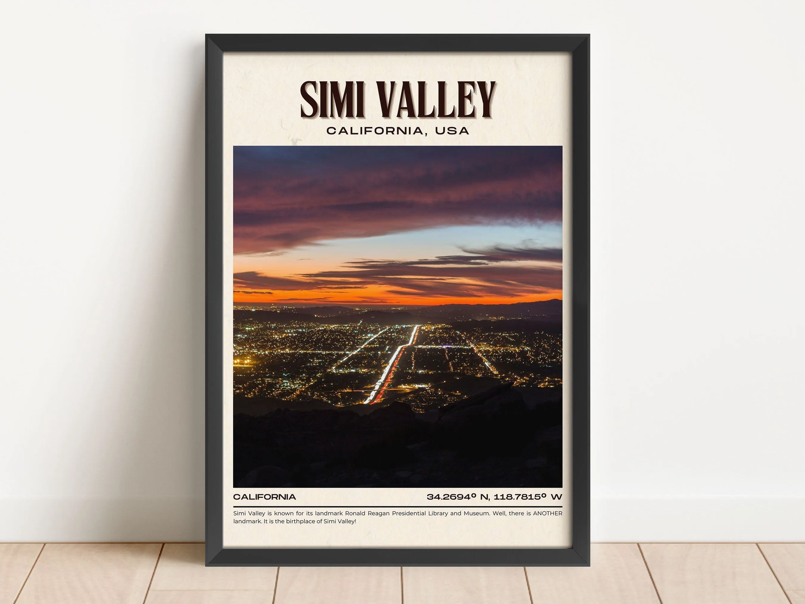 Simi Valley Vintage Wall Art, California, USA