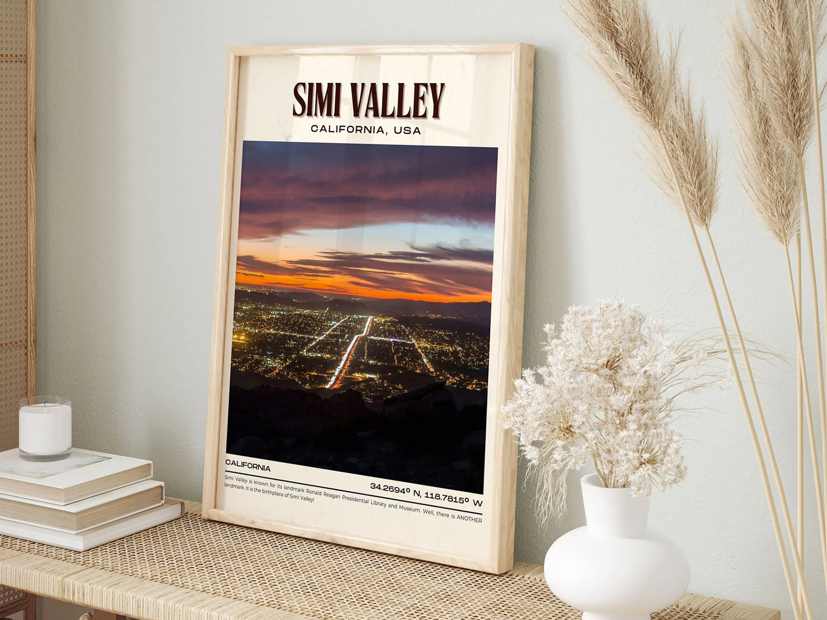 Simi Valley Vintage Wall Art, California, USA