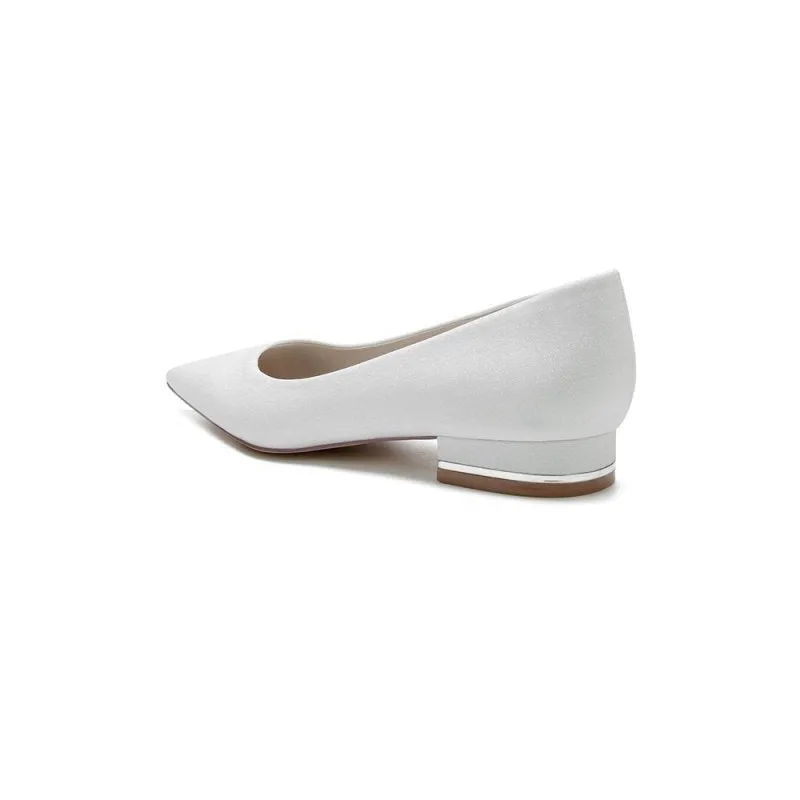 Simple Sequin Pointed Toe Flats