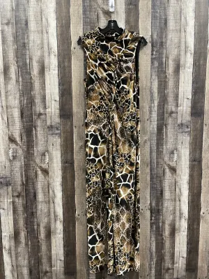 Snakeskin Print Dress Casual Maxi Ashley Stewart, Size L