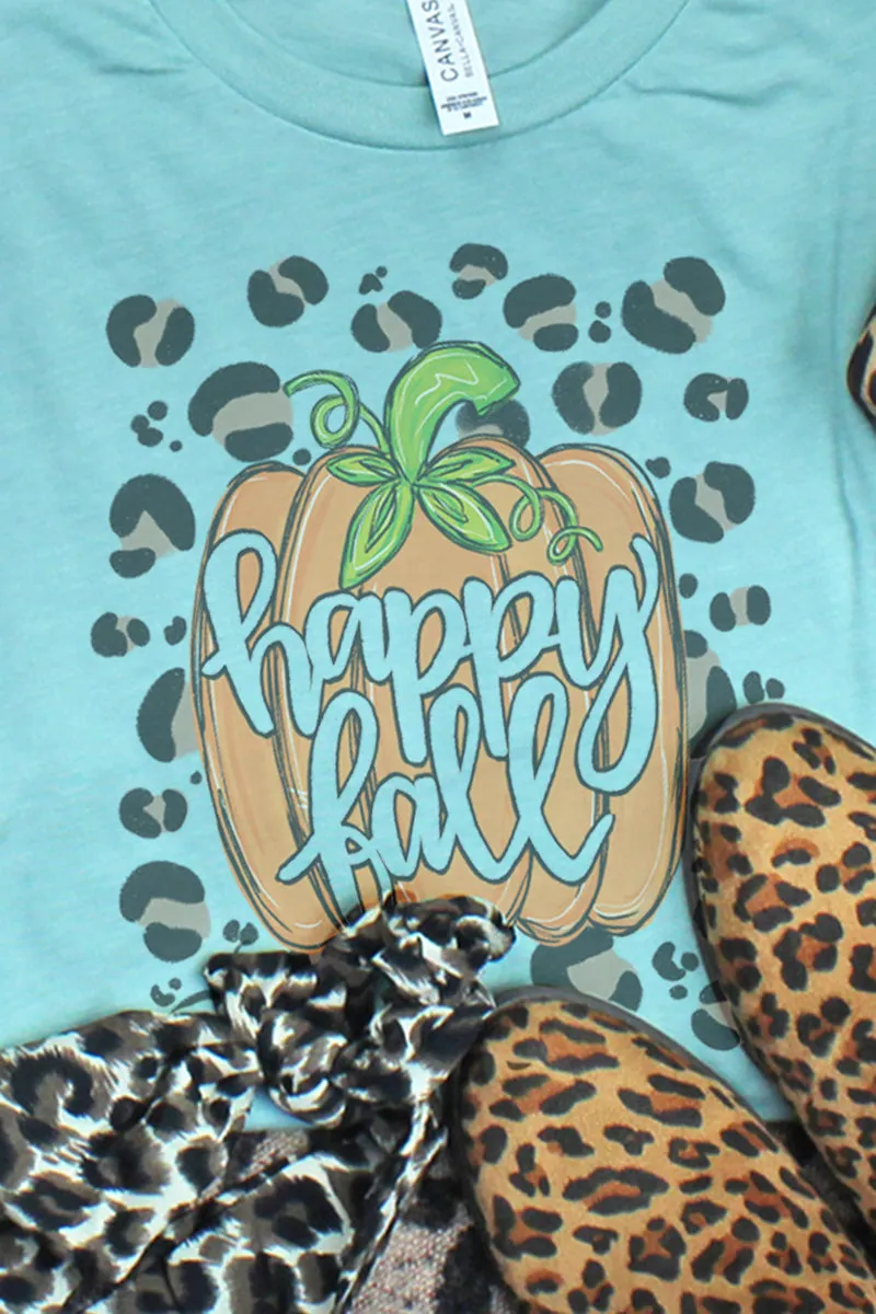 Spots Happy Fall Pumpkin Tri-Blend Short Sleeve Tee