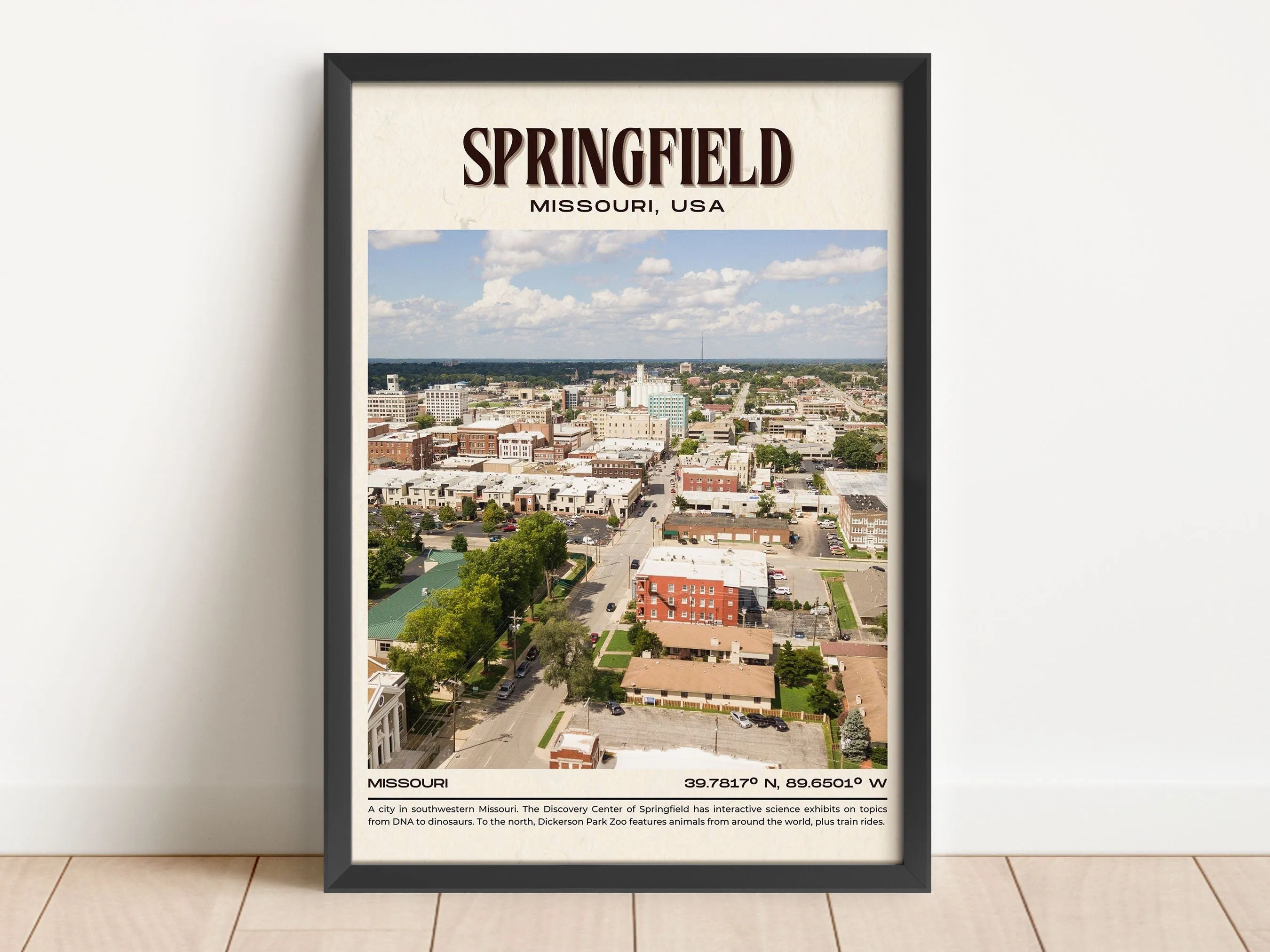 Springfield Vintage Wall Art, Missouri, USA