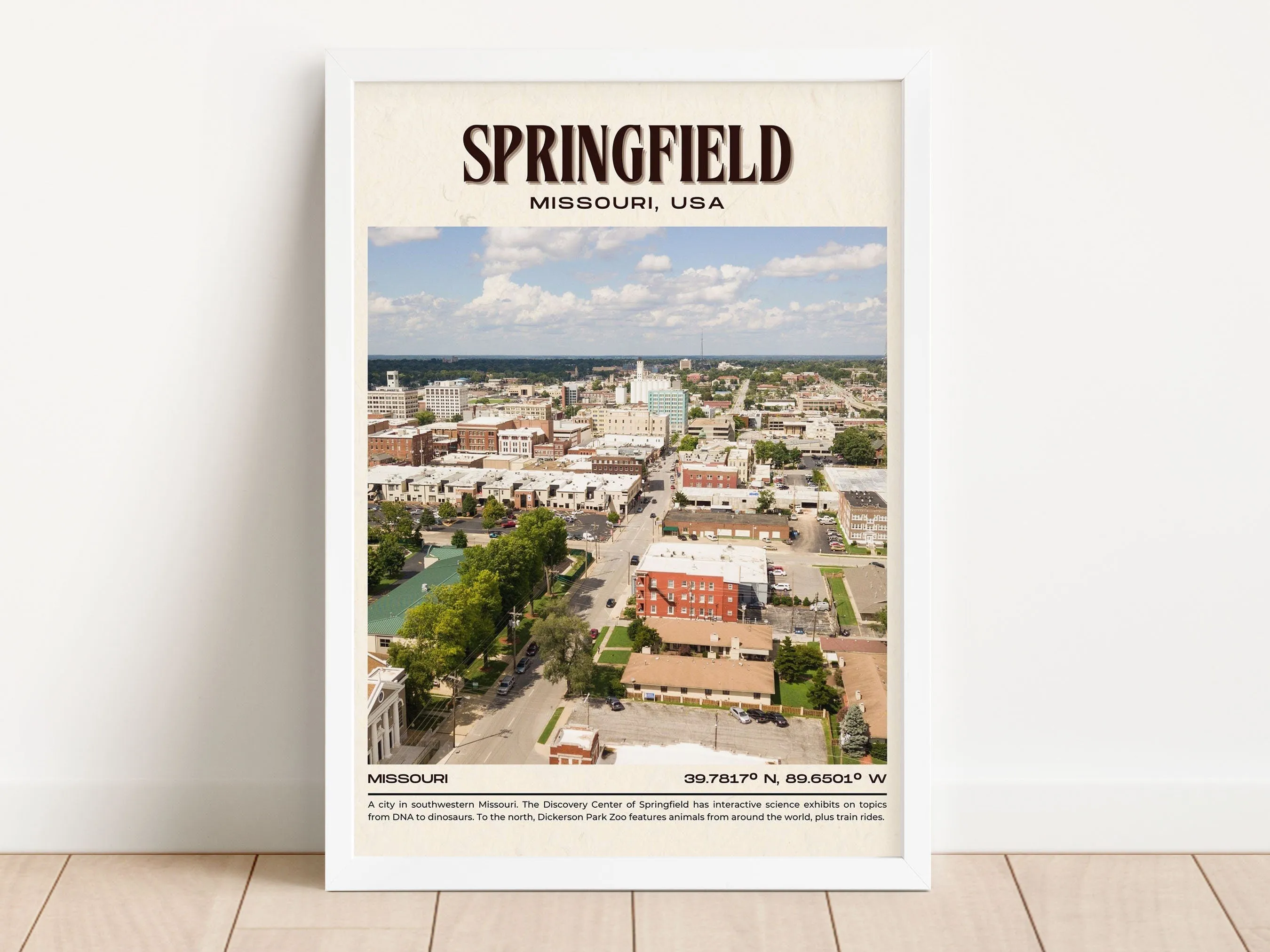 Springfield Vintage Wall Art, Missouri, USA