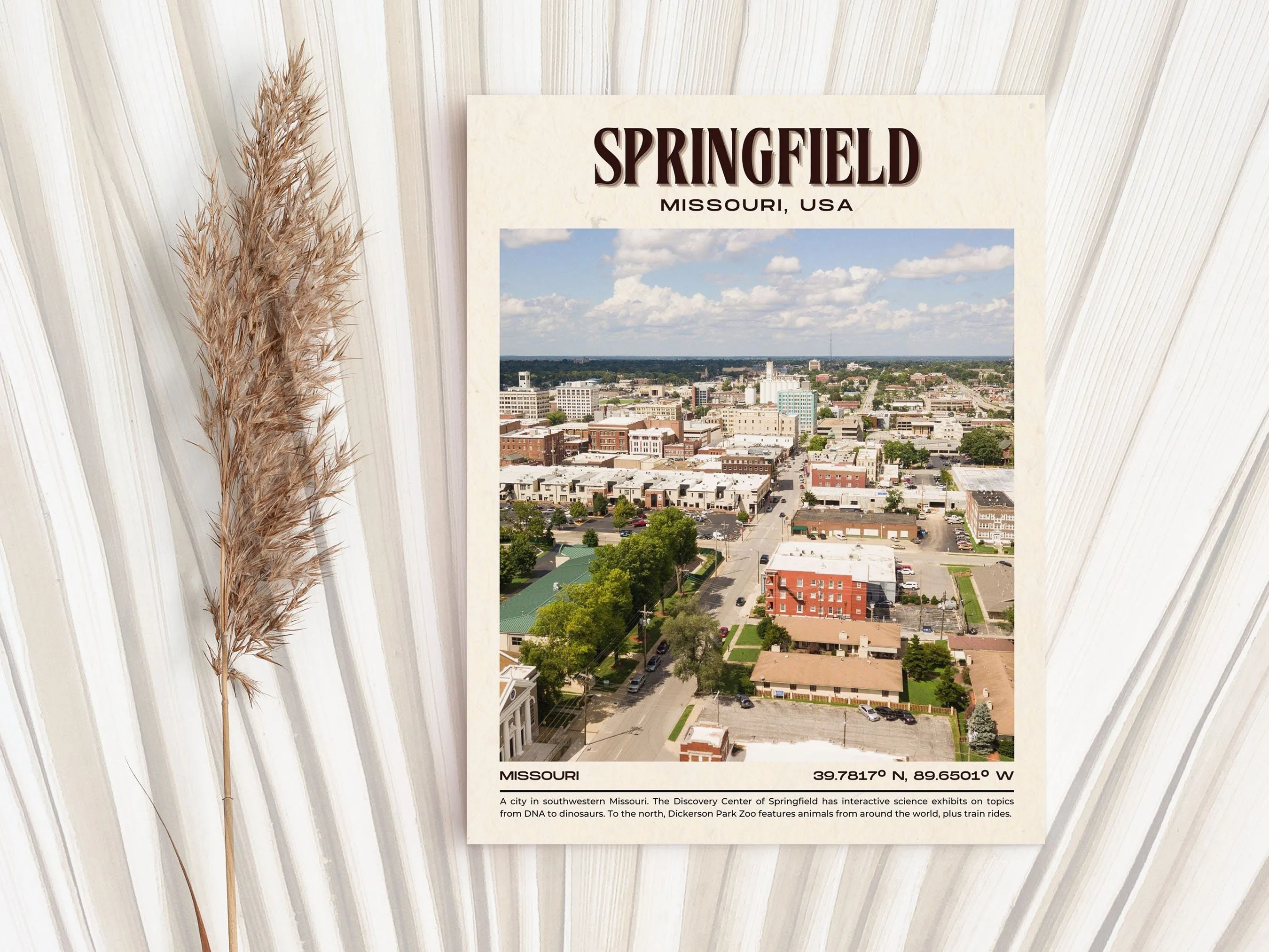 Springfield Vintage Wall Art, Missouri, USA