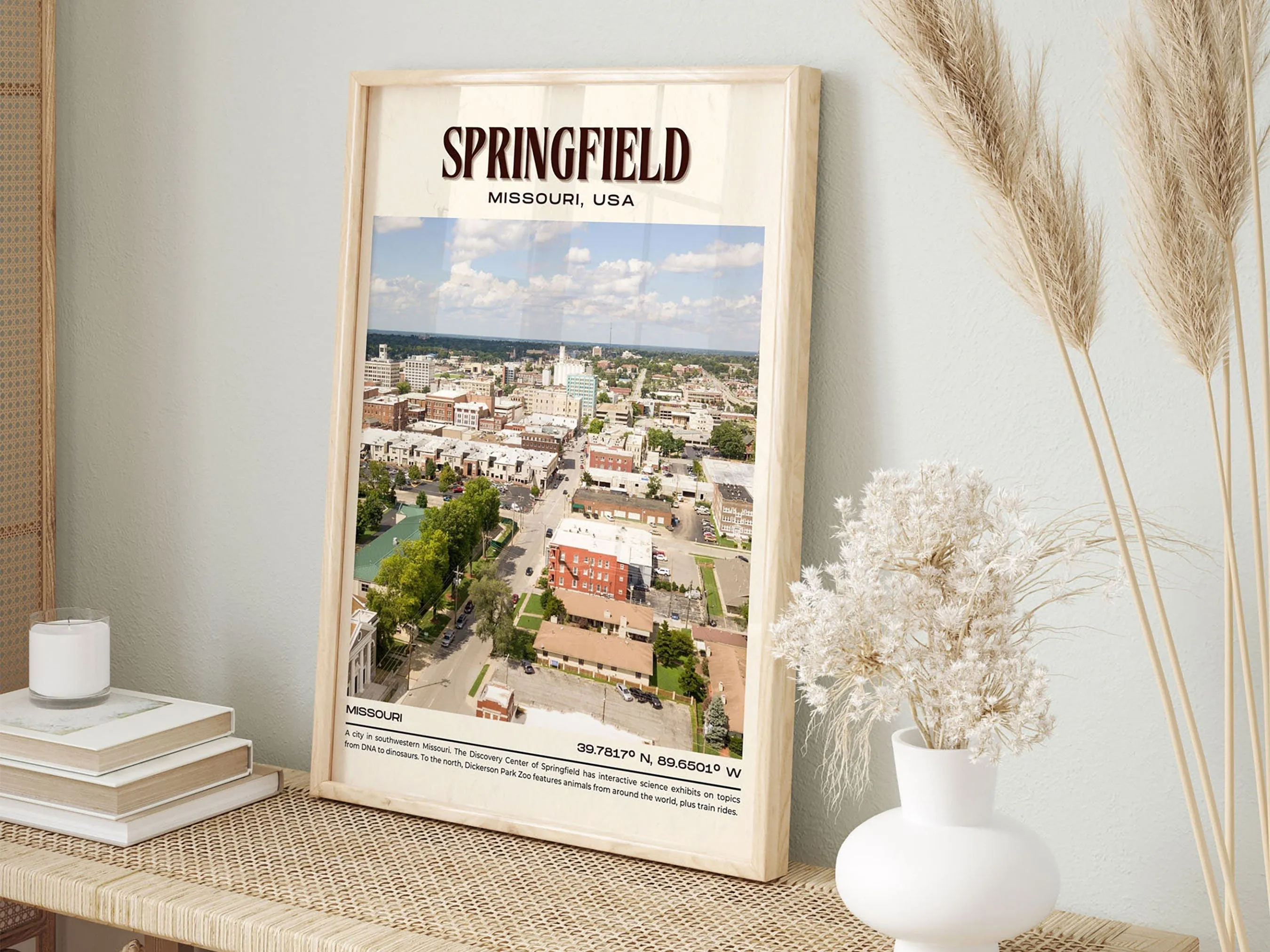 Springfield Vintage Wall Art, Missouri, USA