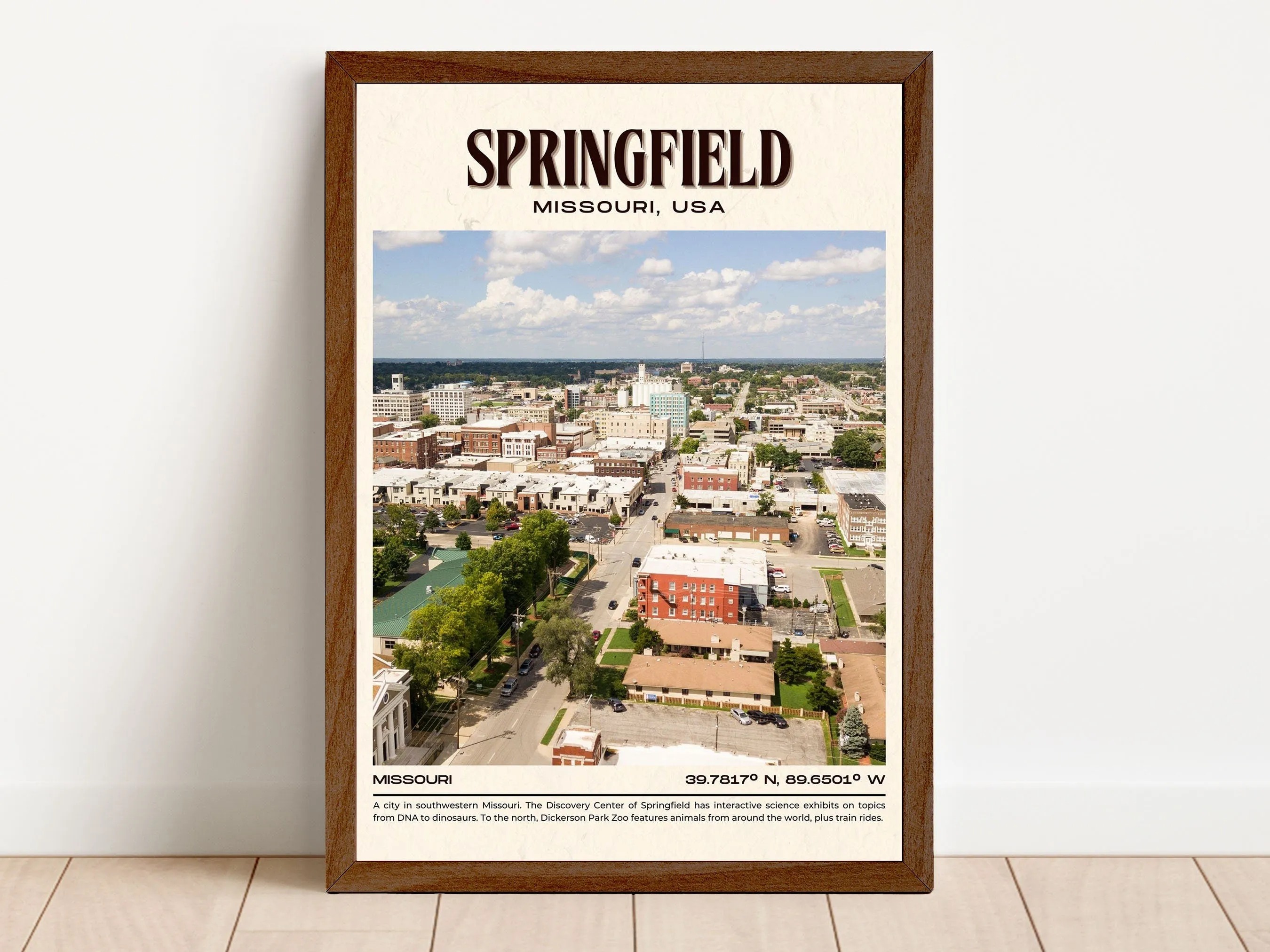 Springfield Vintage Wall Art, Missouri, USA