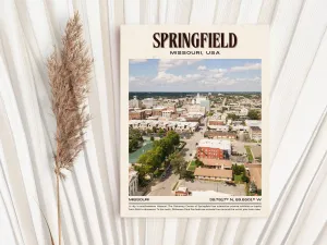 Springfield Vintage Wall Art, Missouri, USA