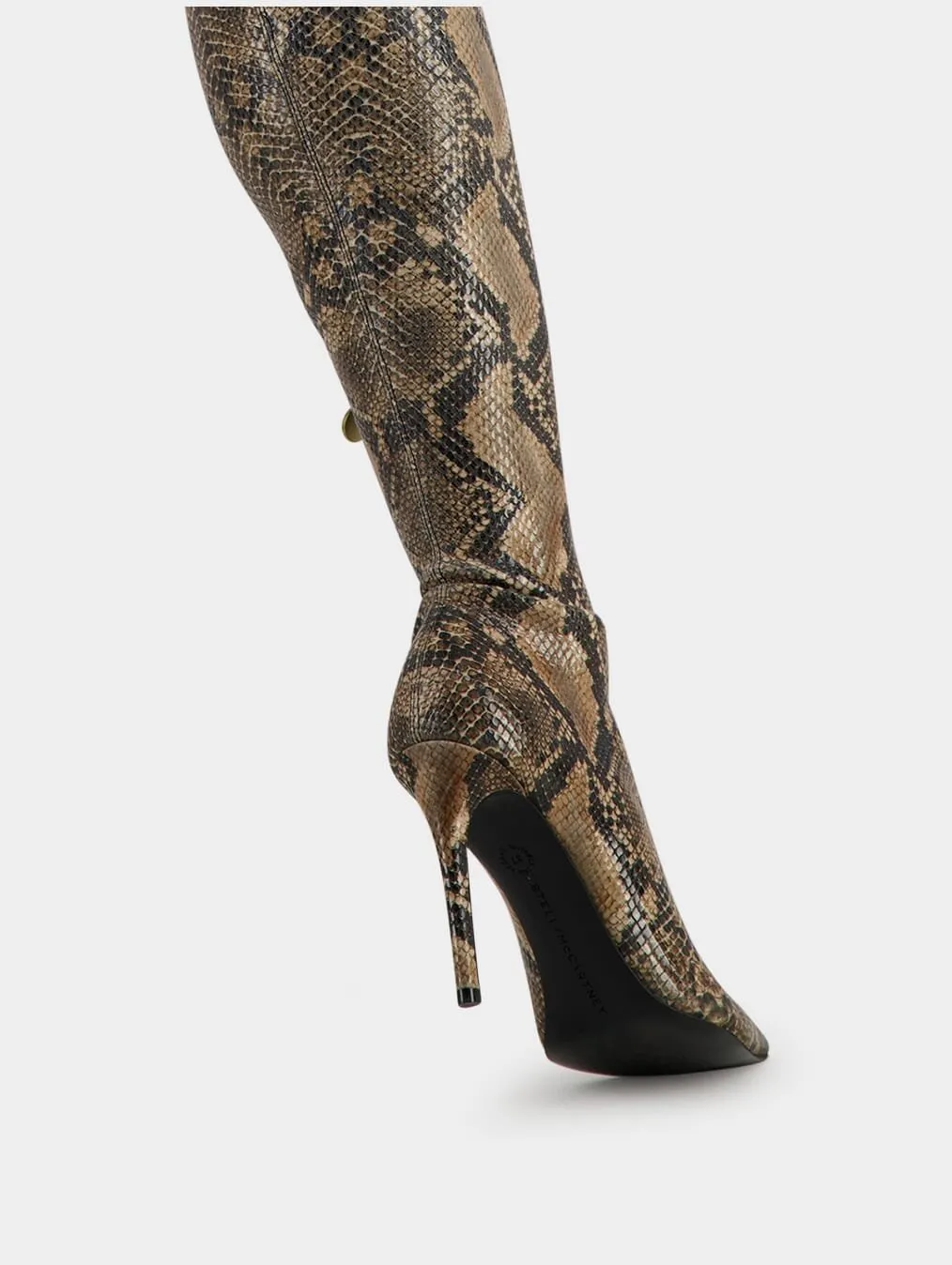 Stella Iconic Python-Print Boots