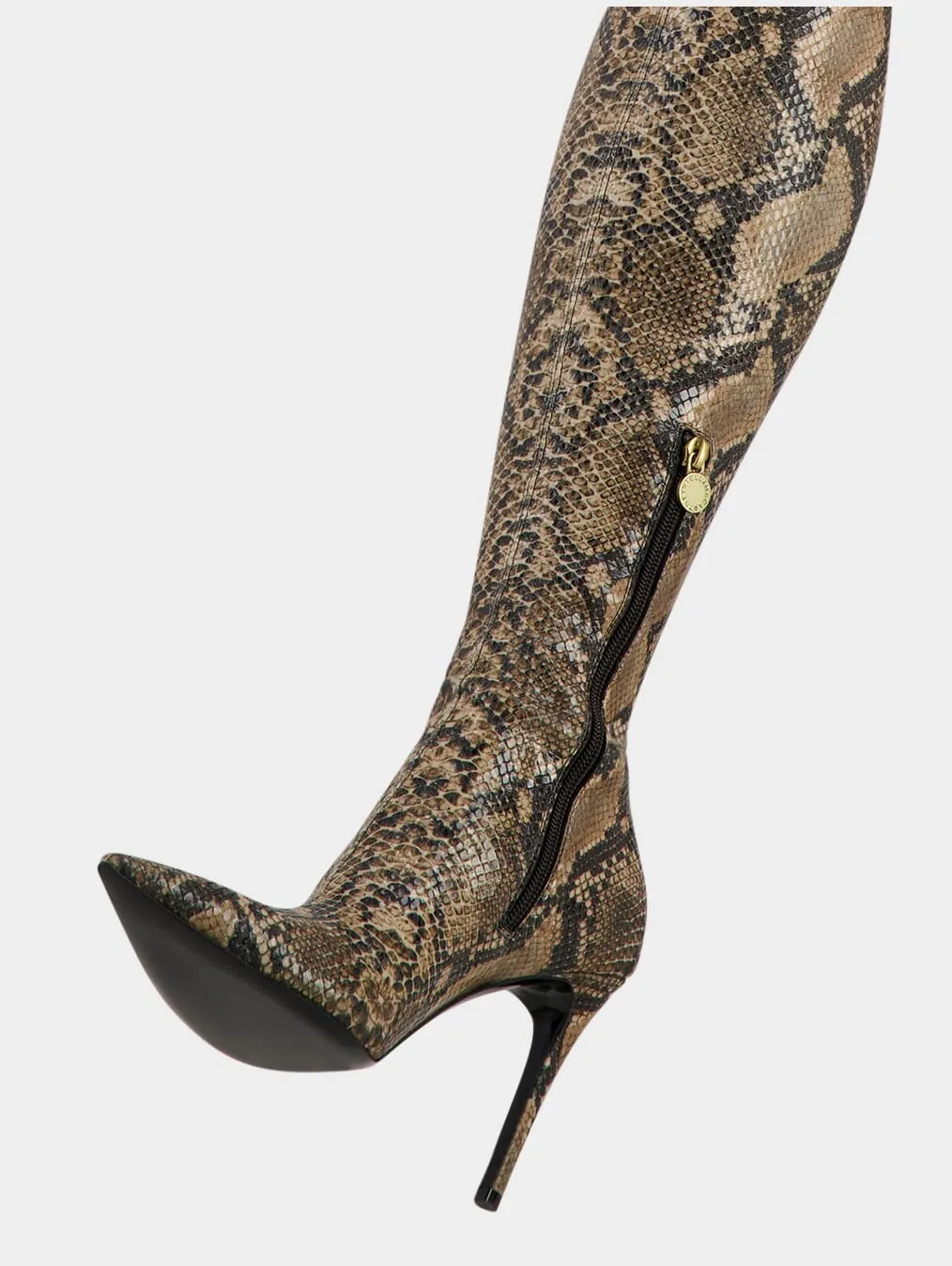 Stella Iconic Python-Print Boots
