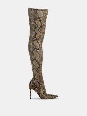 Stella Iconic Python-Print Boots