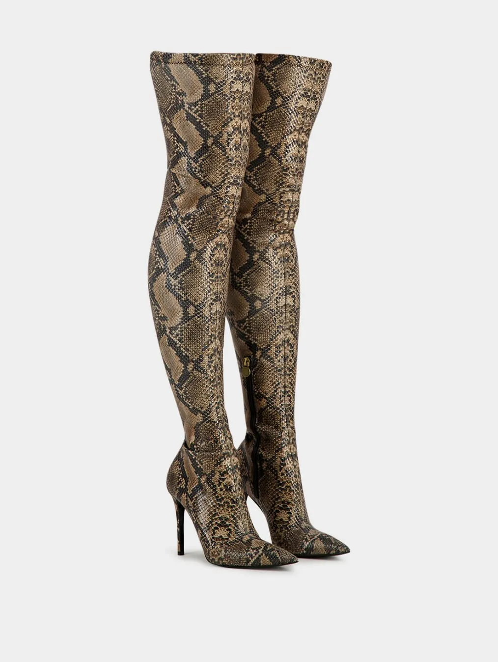Stella Iconic Python-Print Boots
