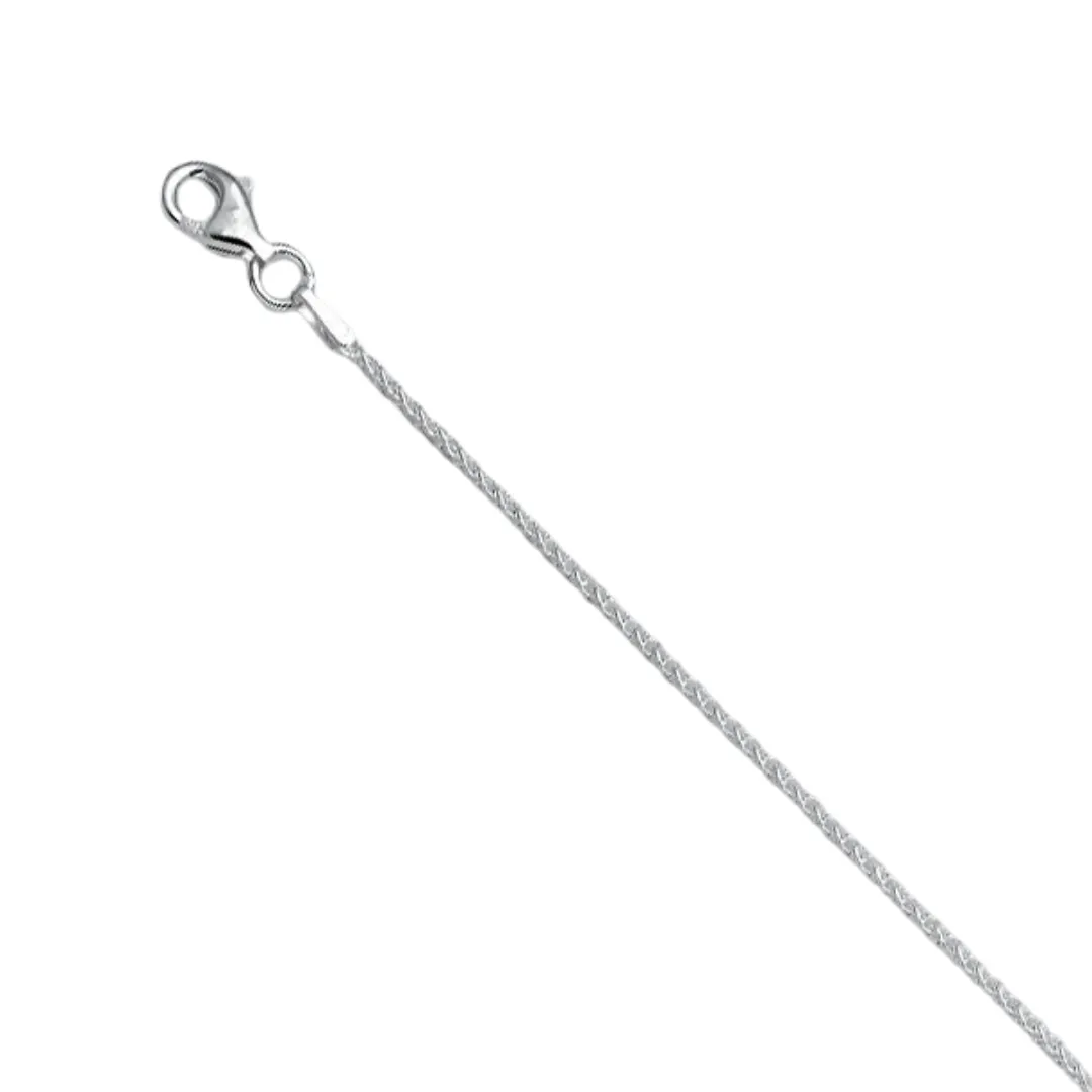 Sterling Silver 24" Spiga Chain | 1.3mm