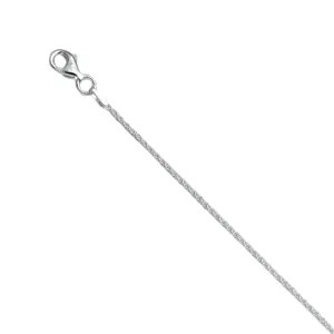 Sterling Silver 24" Spiga Chain | 1.3mm