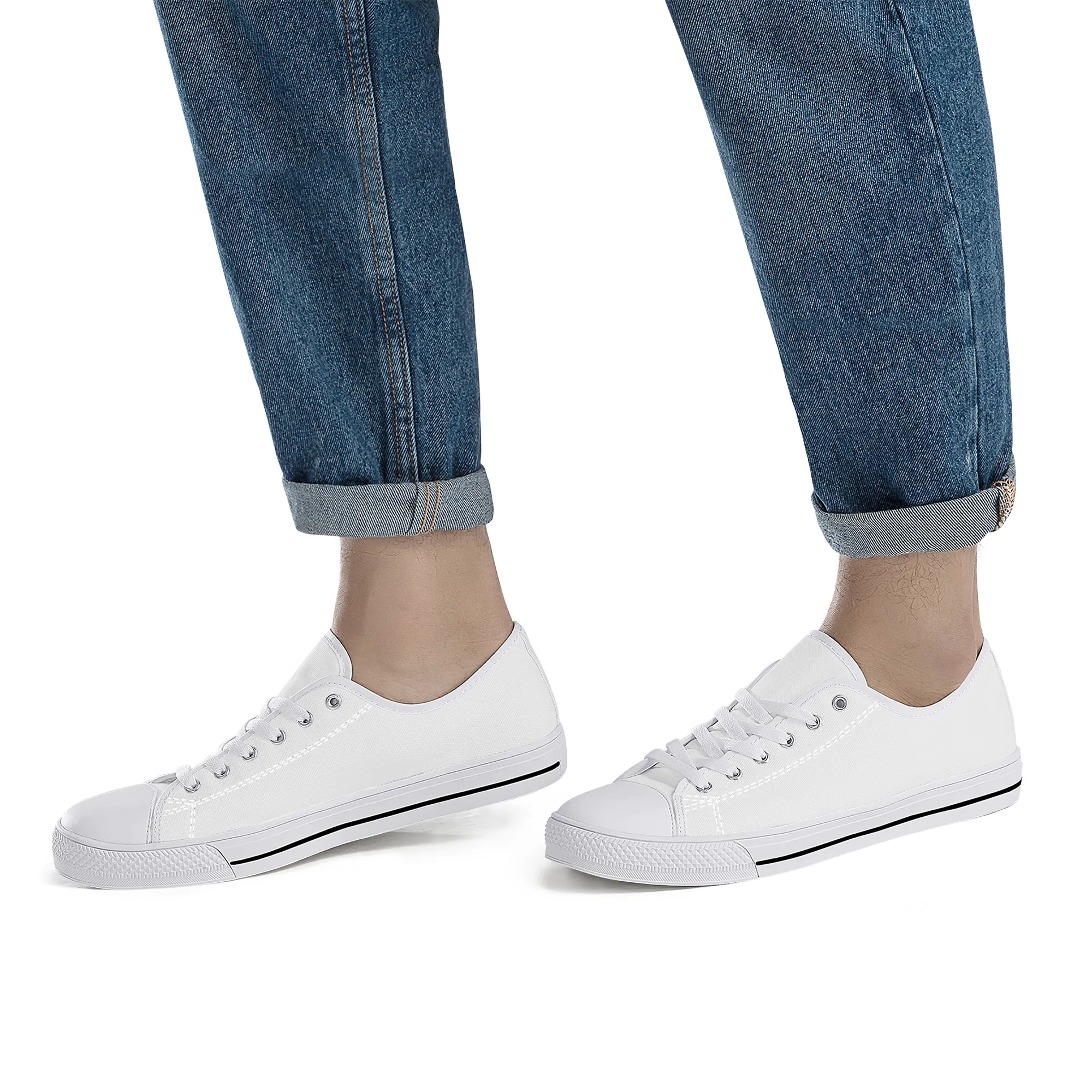 StripeCraft Custom Low-Tops