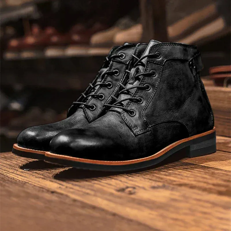 Stylish Leather Boots for Men by Hunter™