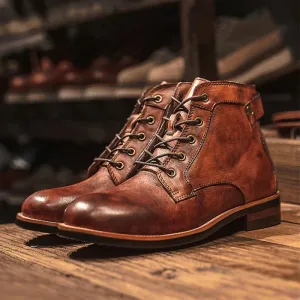 Stylish Leather Boots for Men by Hunter™