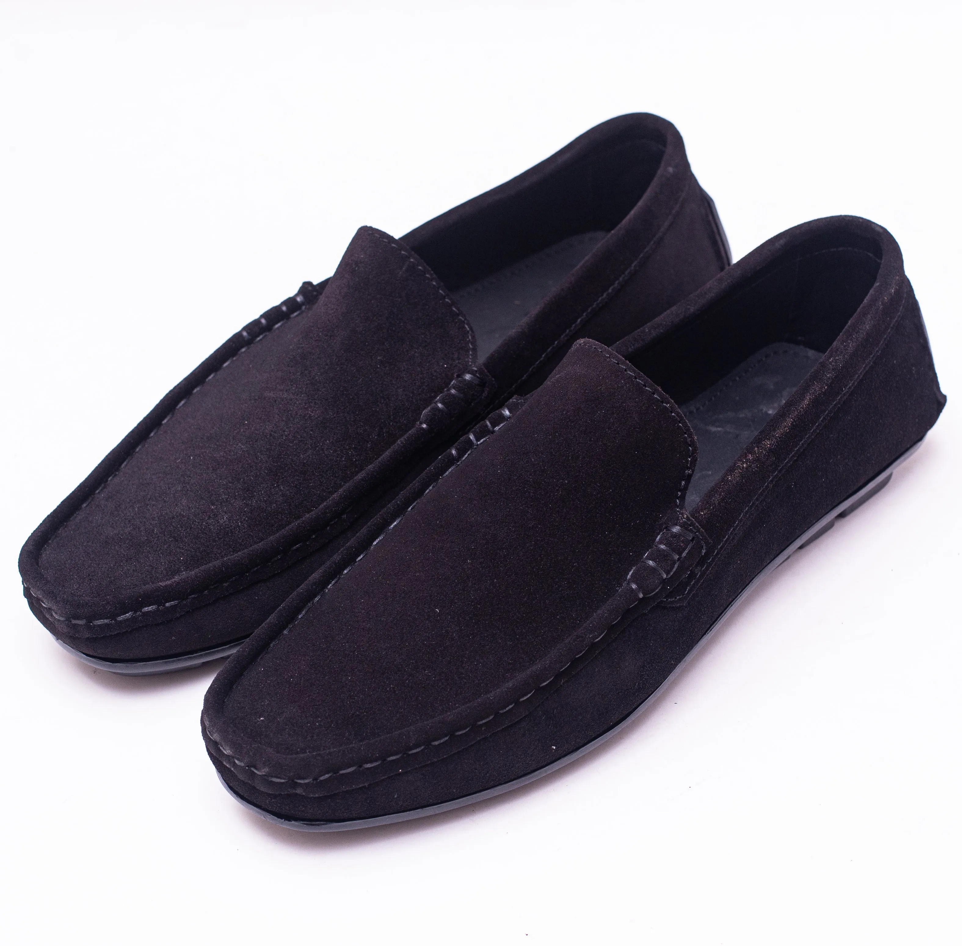 Suede Black Loafer-01