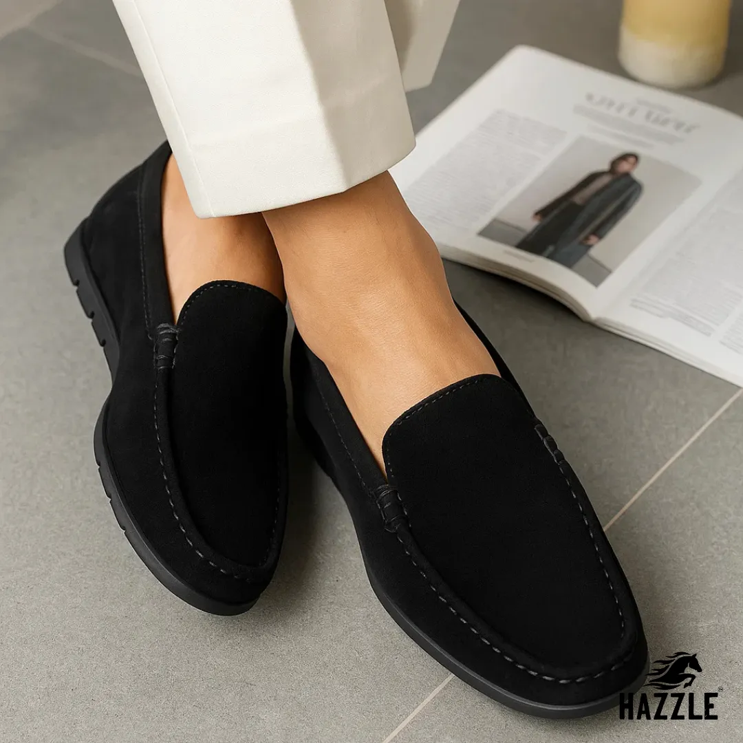 Suede Black Loafer-01