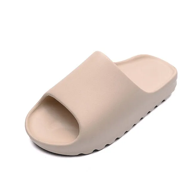 Summer Slippers Men Women Indoor Eva 2020 Cool Soft Bottom Sandals Trend Unisex Slides Light Beach Shoes Slippers Home  35-46