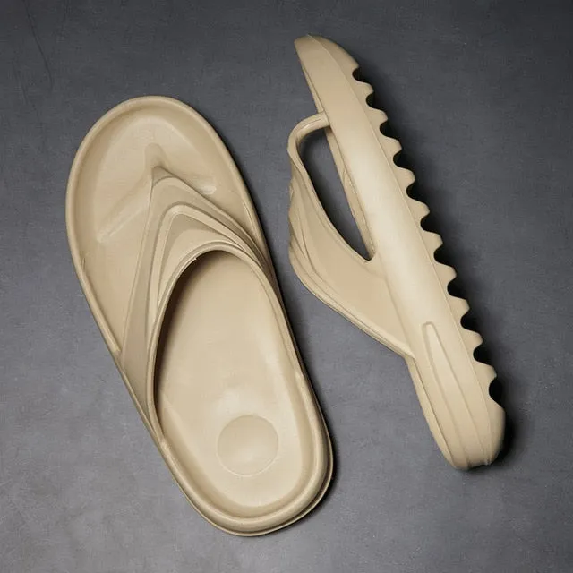 Summer Slippers Men Women Indoor Eva 2020 Cool Soft Bottom Sandals Trend Unisex Slides Light Beach Shoes Slippers Home  35-46