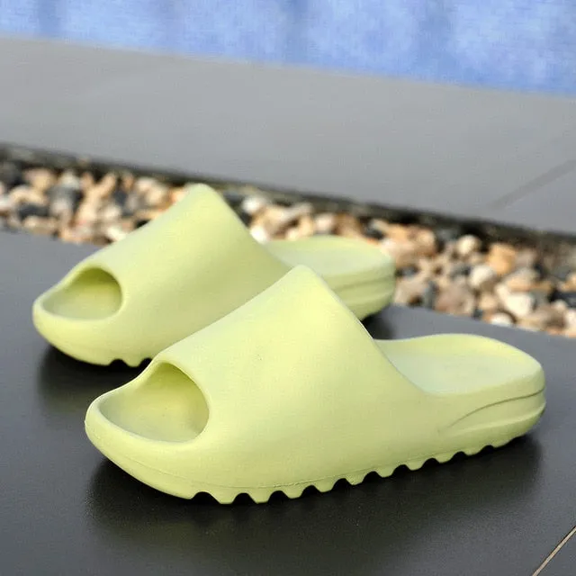 Summer Slippers Men Women Indoor Eva 2020 Cool Soft Bottom Sandals Trend Unisex Slides Light Beach Shoes Slippers Home  35-46