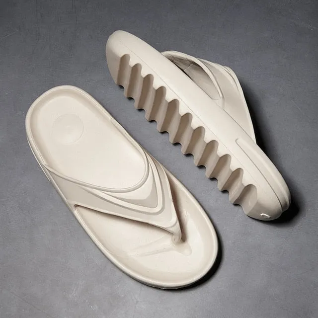 Summer Slippers Men Women Indoor Eva 2020 Cool Soft Bottom Sandals Trend Unisex Slides Light Beach Shoes Slippers Home  35-46