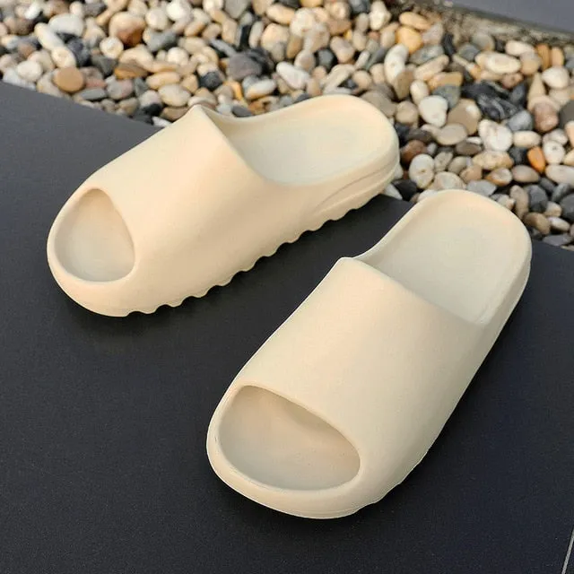 Summer Slippers Men Women Indoor Eva 2020 Cool Soft Bottom Sandals Trend Unisex Slides Light Beach Shoes Slippers Home  35-46