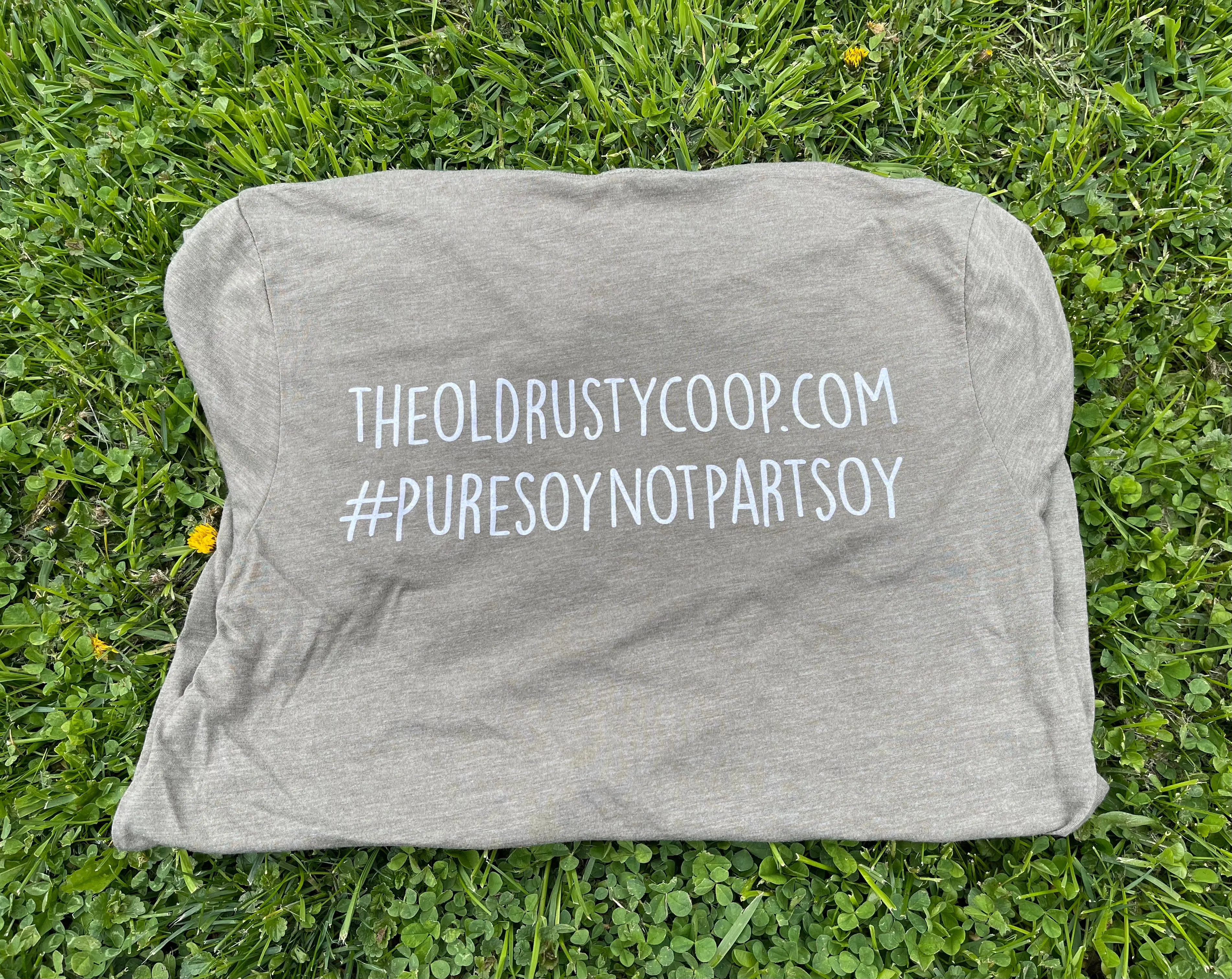 Super Soft Short Sleeve Olive The Old Rusty Coop T-shirt