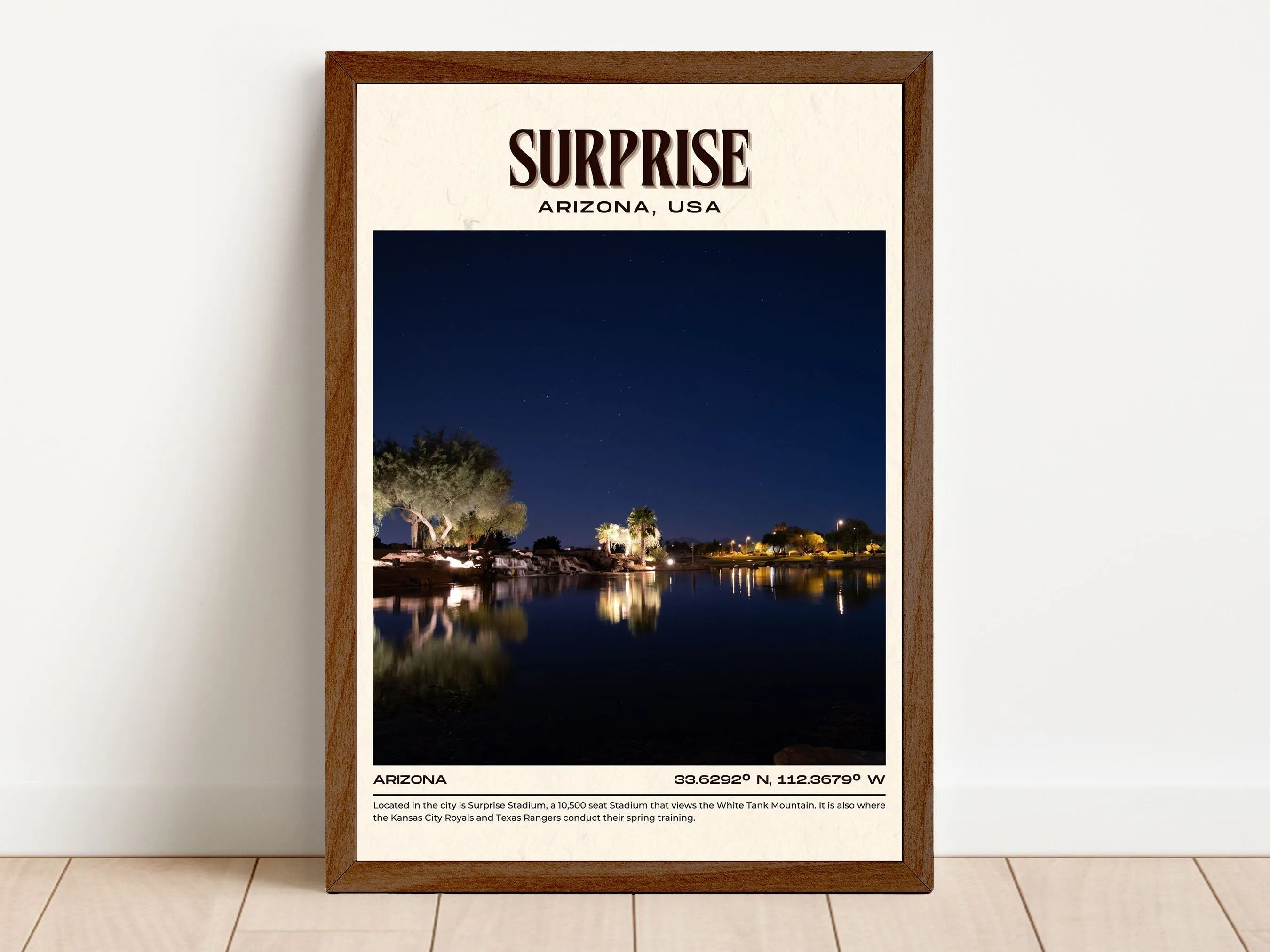 Surprise Vintage Wall Art, Arizona, USA