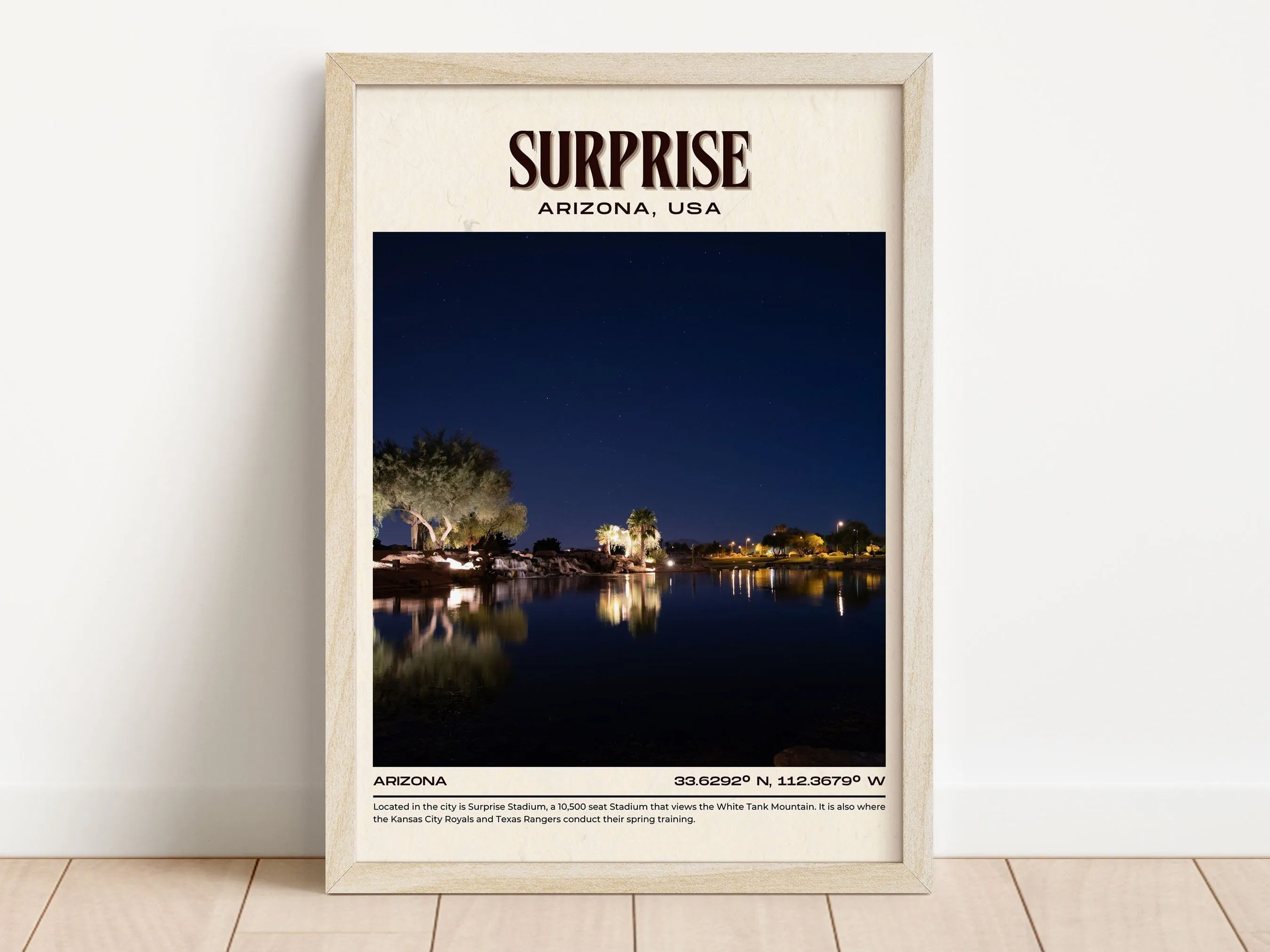 Surprise Vintage Wall Art, Arizona, USA