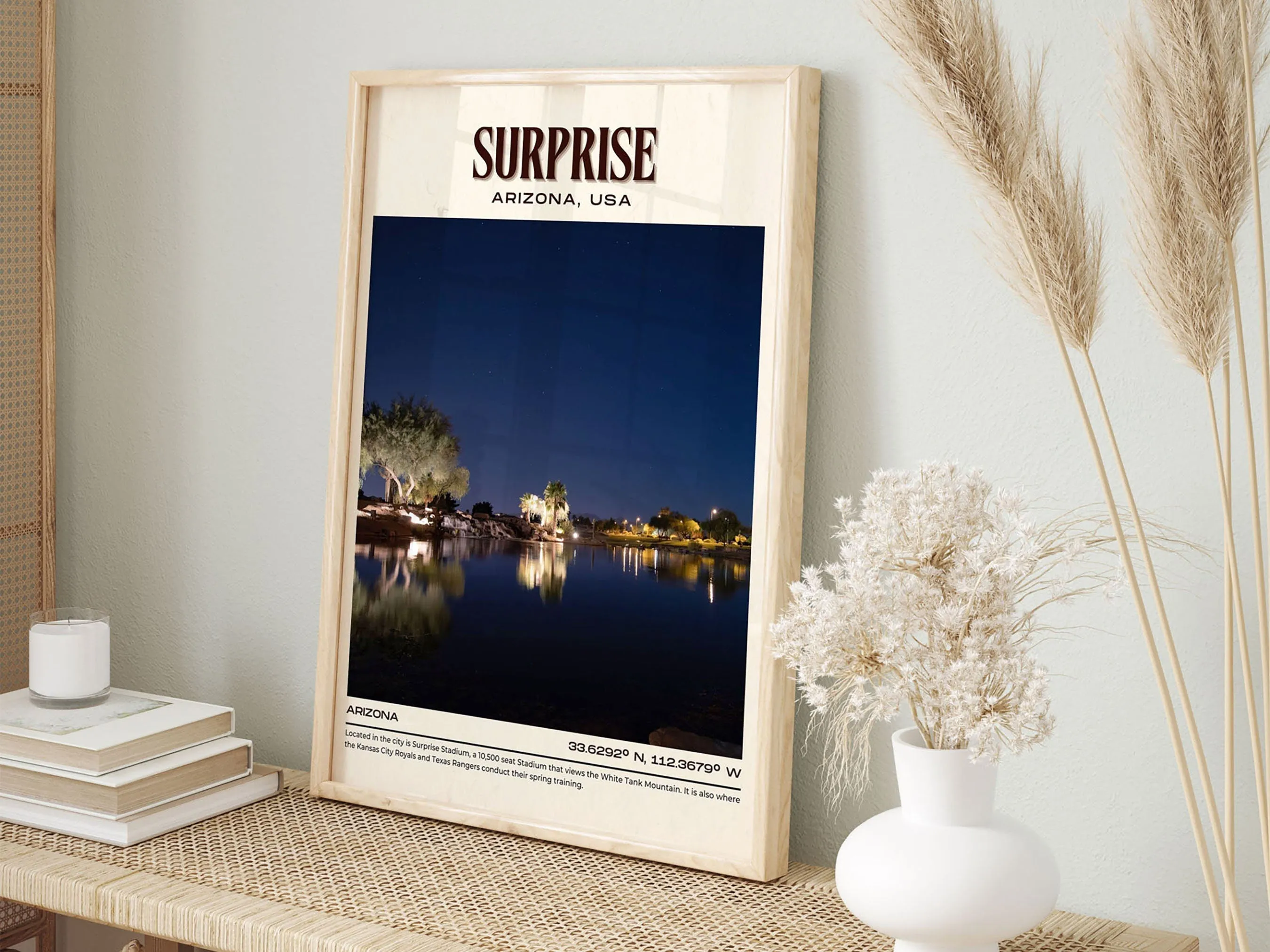 Surprise Vintage Wall Art, Arizona, USA