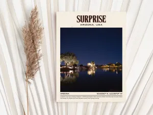 Surprise Vintage Wall Art, Arizona, USA