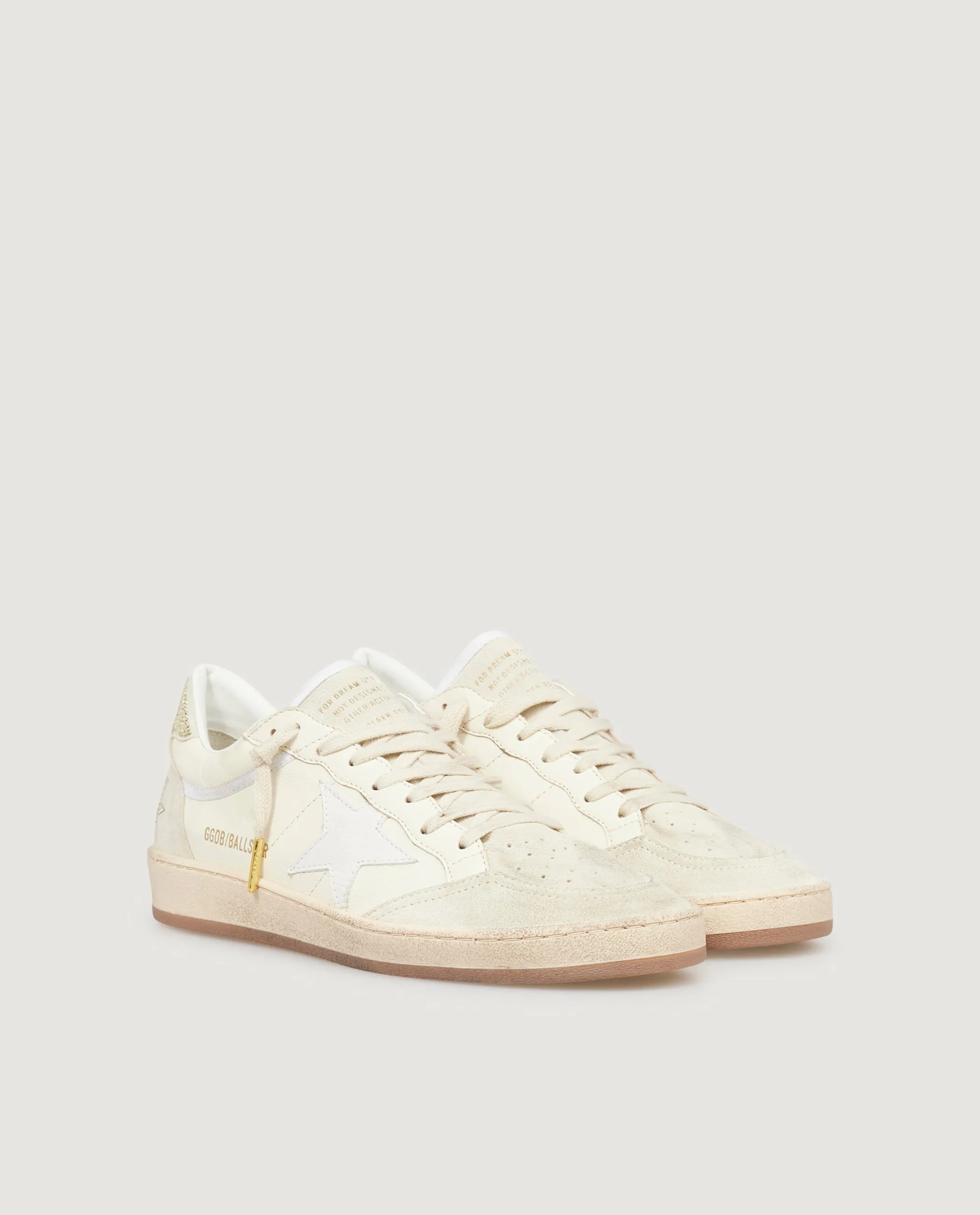 Swarovski Ball Star Sneakers - Ecru