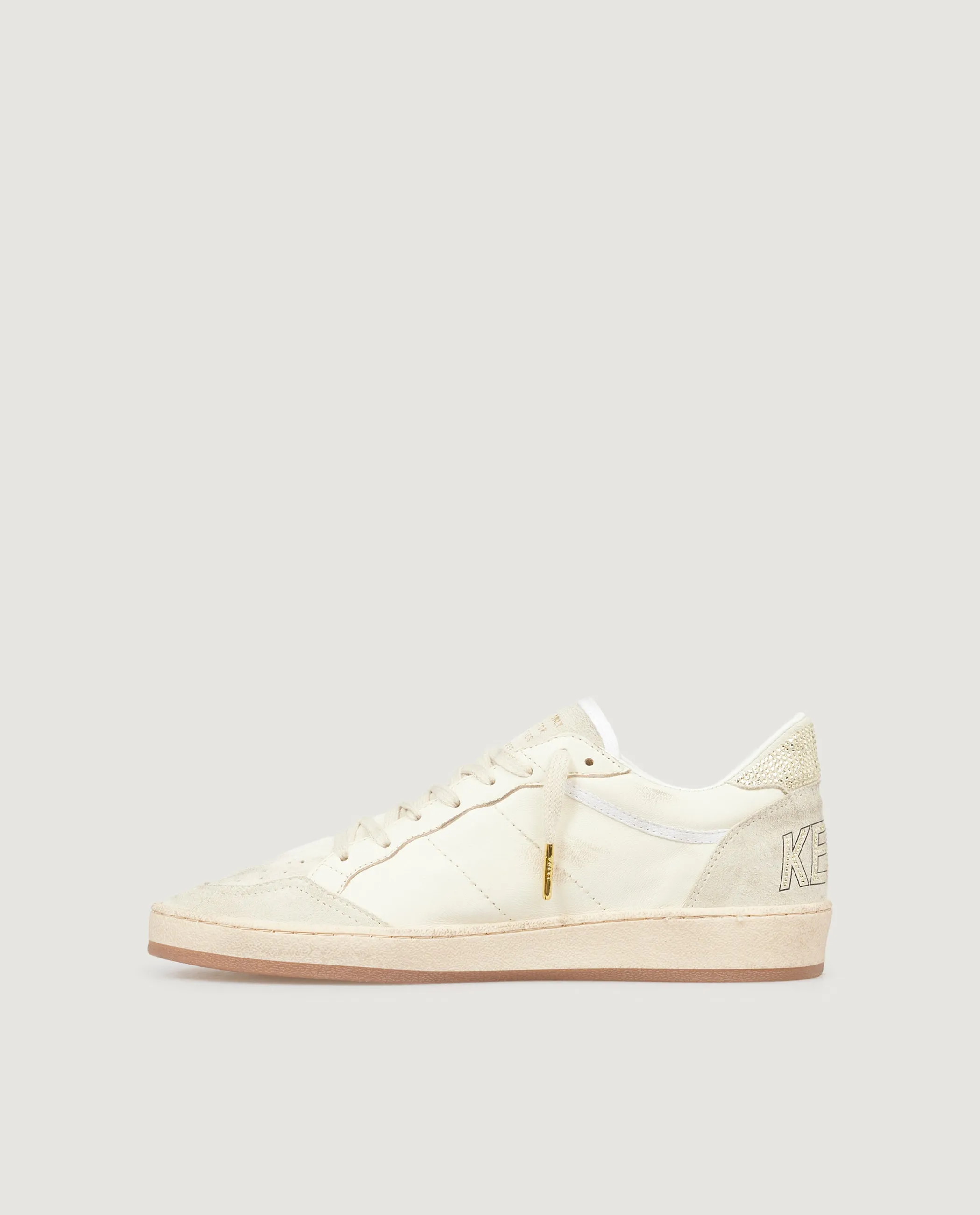 Swarovski Ball Star Sneakers - Ecru