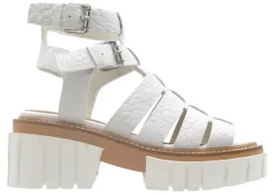 Tamara London Baddiz Sandal - White Rhino