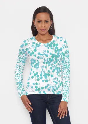 Teal Pome (7863) ~ Signature Long Sleeve Crew Shirt