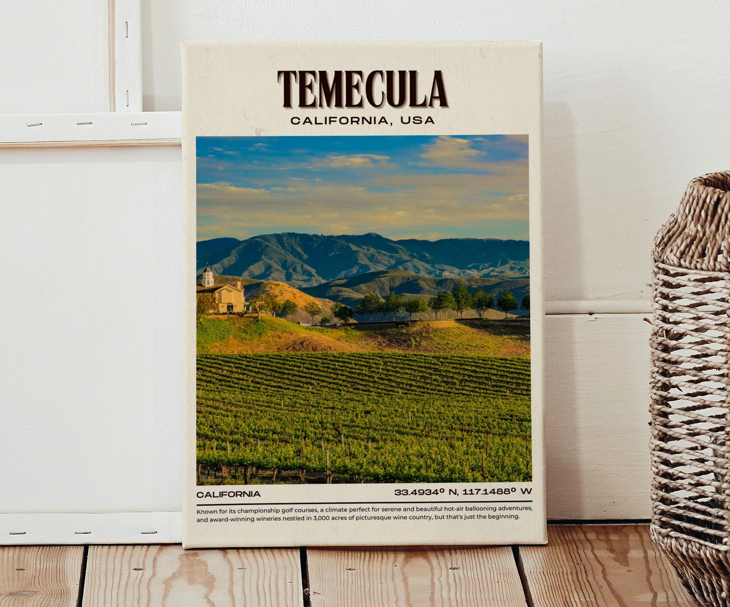 Temecula Vintage Wall Art, California, USA