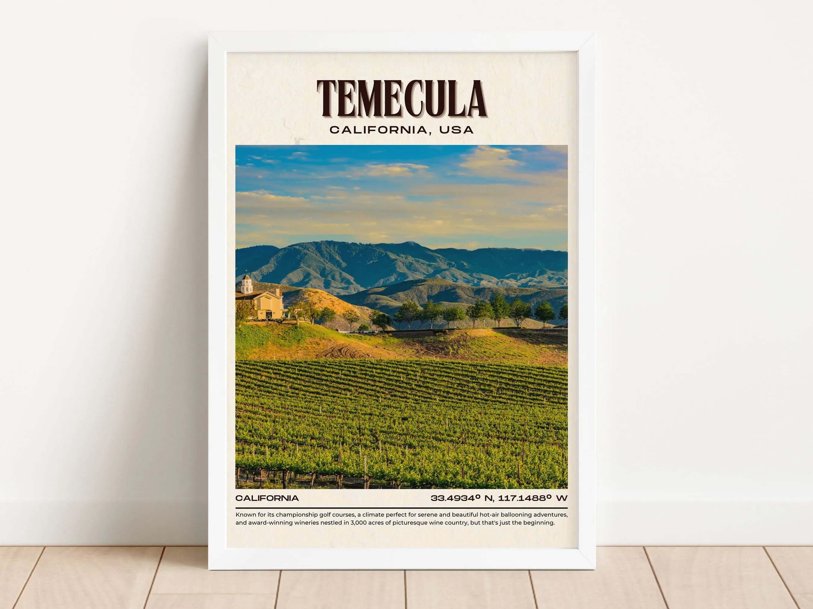 Temecula Vintage Wall Art, California, USA