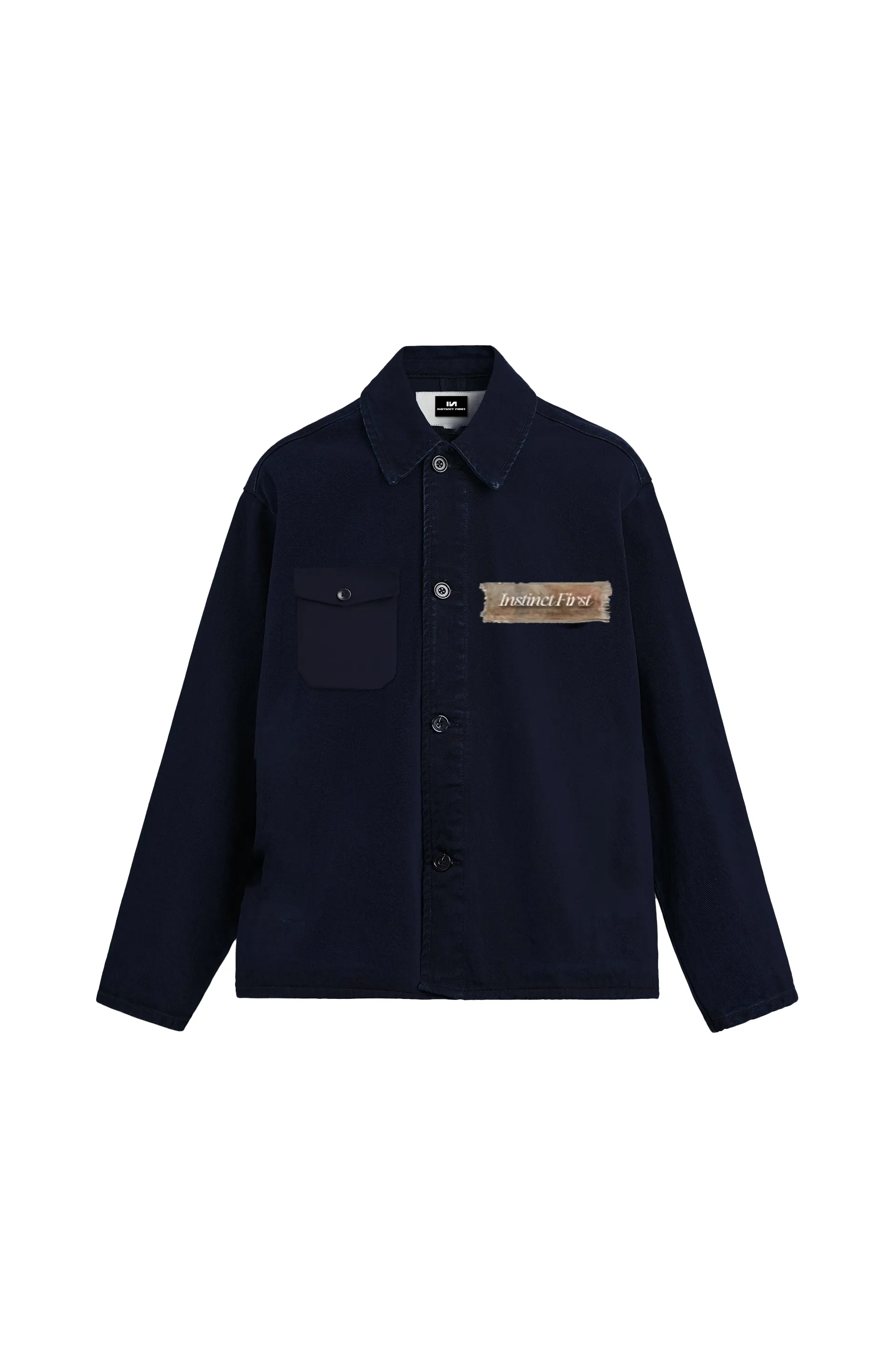 The Renaissance  Shacket - Navy Blue